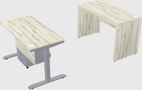 Dual motor electric desk