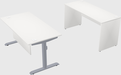 Dual motor electric desk