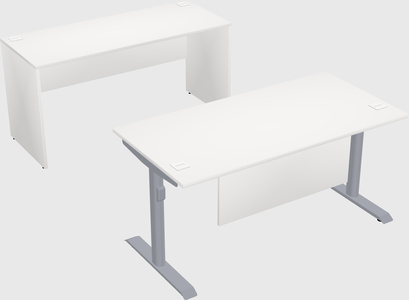 Dual motor electric desk