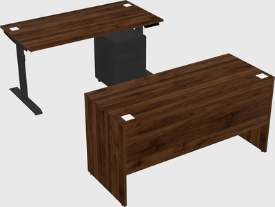 Dual motor electric desk