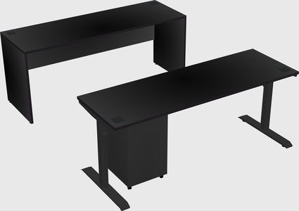 Dual motor electric desk