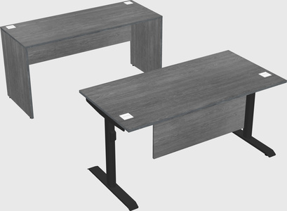 Dual motor electric desk