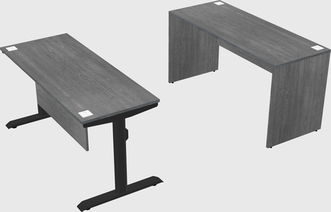 Dual motor electric desk