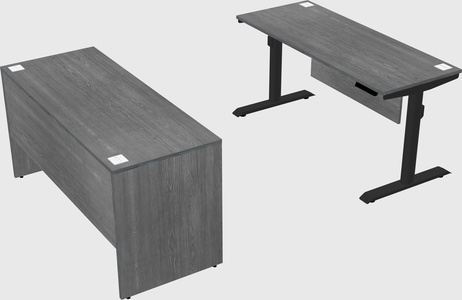 Dual motor electric desk
