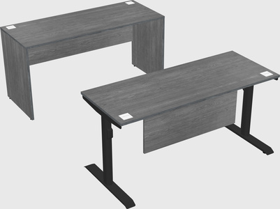 Dual motor electric desk