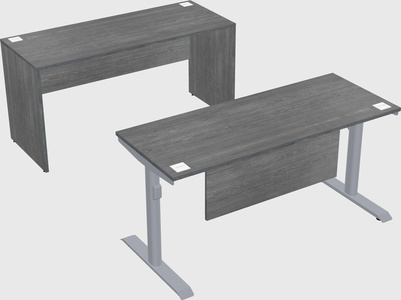 Dual motor electric desk