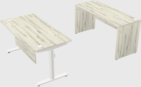 Dual motor electric desk
