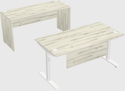 Dual motor electric desk