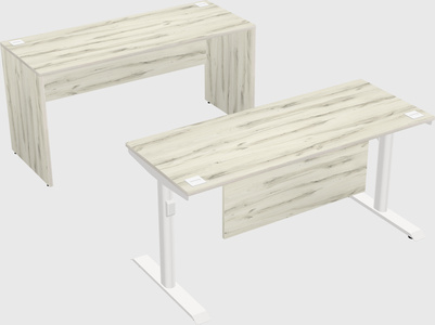 Dual motor electric desk