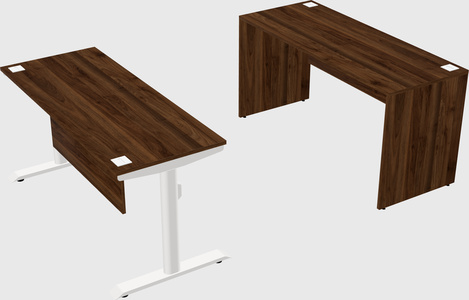 Dual motor electric desk