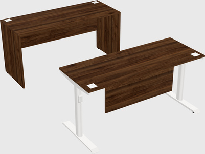 Dual motor electric desk