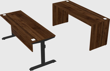 Dual motor electric desk