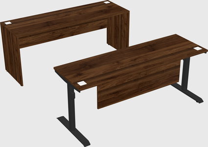 Dual motor electric desk