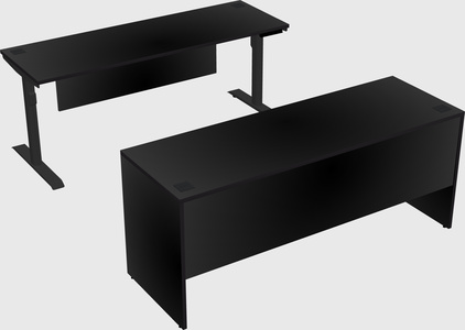 Dual motor electric desk