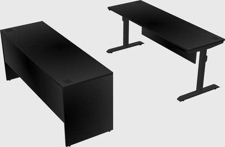 Dual motor electric desk