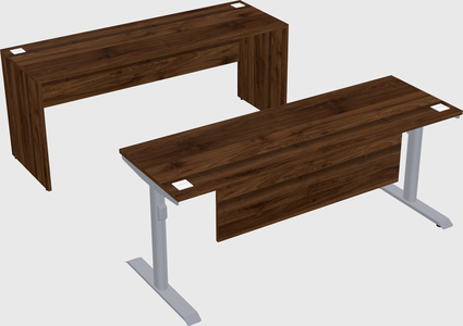 Dual motor electric desk