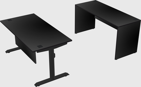 Dual motor electric desk