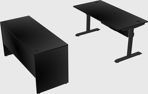 Dual motor electric desk