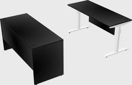 Dual motor electric desk
