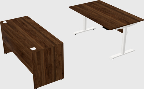 Dual motor electric desk
