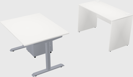 Dual motor electric desk