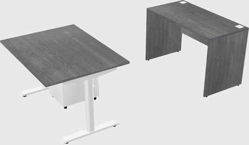 Dual motor electric desk