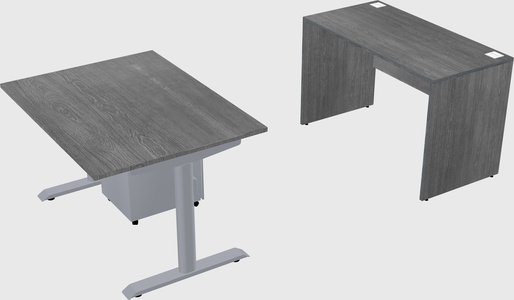 Dual motor electric desk