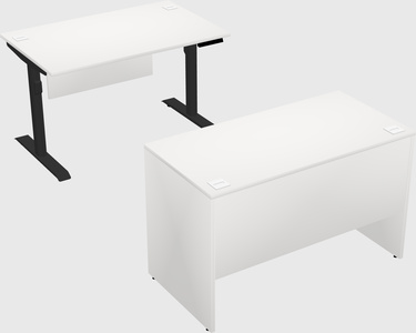 Dual motor electric desk