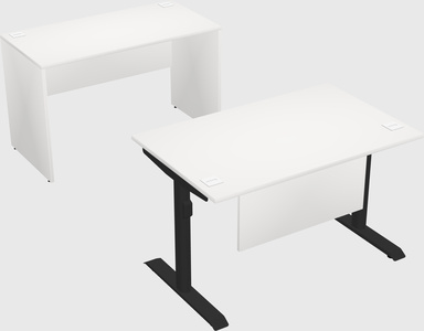 Dual motor electric desk