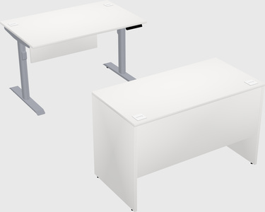 Dual motor electric desk