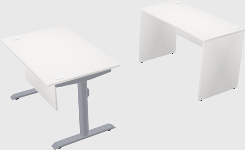 Dual motor electric desk