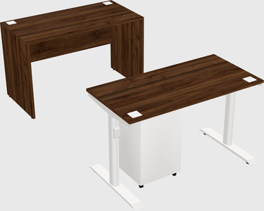 Dual motor electric desk