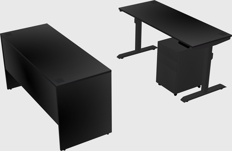 Dual motor electric desk