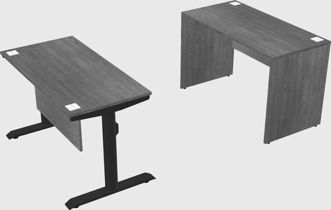 Dual motor electric desk
