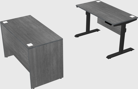 Dual motor electric desk