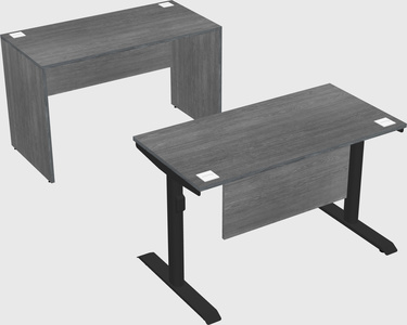 Dual motor electric desk