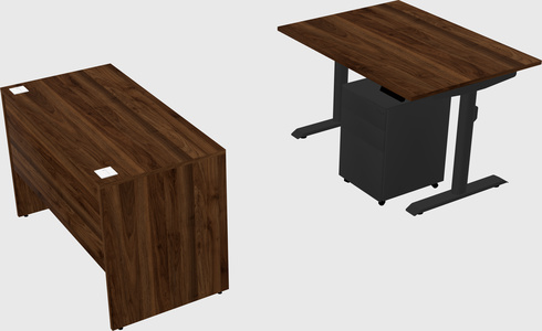 Dual motor electric desk