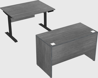 Dual motor electric desk
