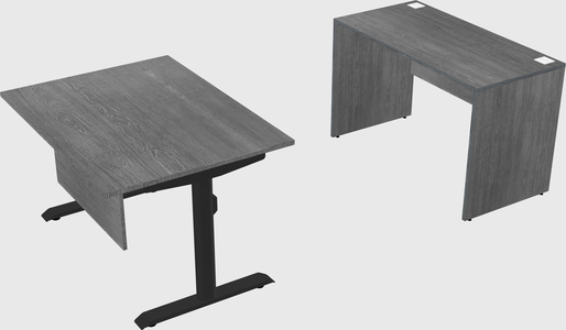 Dual motor electric desk