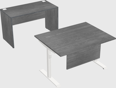 Dual motor electric desk