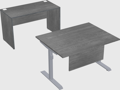 Dual motor electric desk
