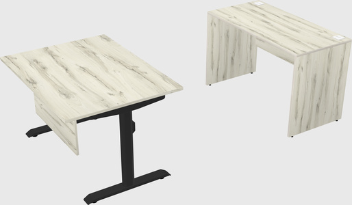 Dual motor electric desk