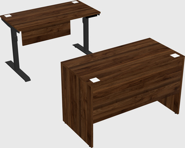 Dual motor electric desk