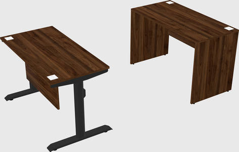 Dual motor electric desk