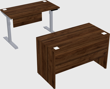 Dual motor electric desk