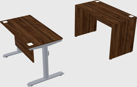Dual motor electric desk