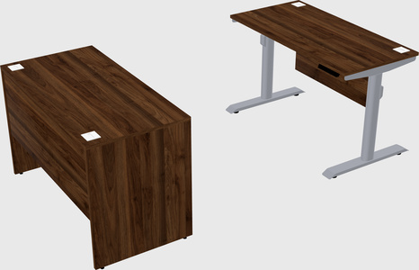 Dual motor electric desk