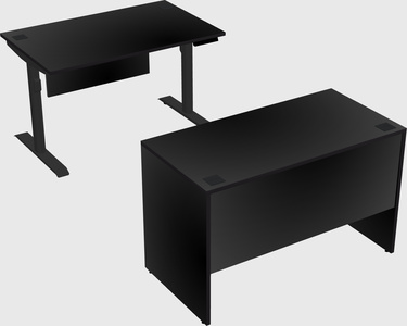 Dual motor electric desk