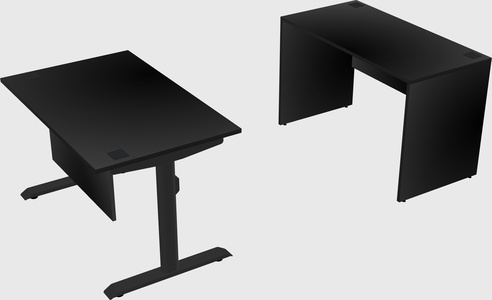 Dual motor electric desk