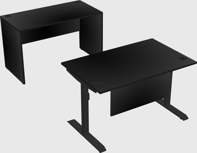 Dual motor electric desk